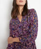 Picture of NESS FUCHSIA PRINTED MAXI DRESS